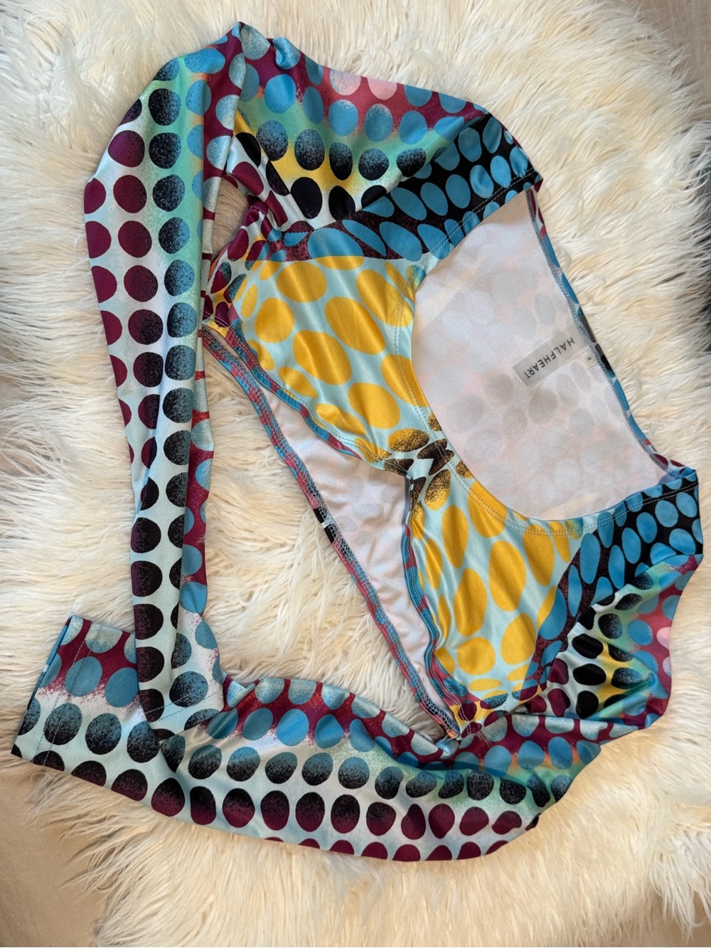 Polka Dot Crop Top & Skirt Set - Multicolor by Halfheart